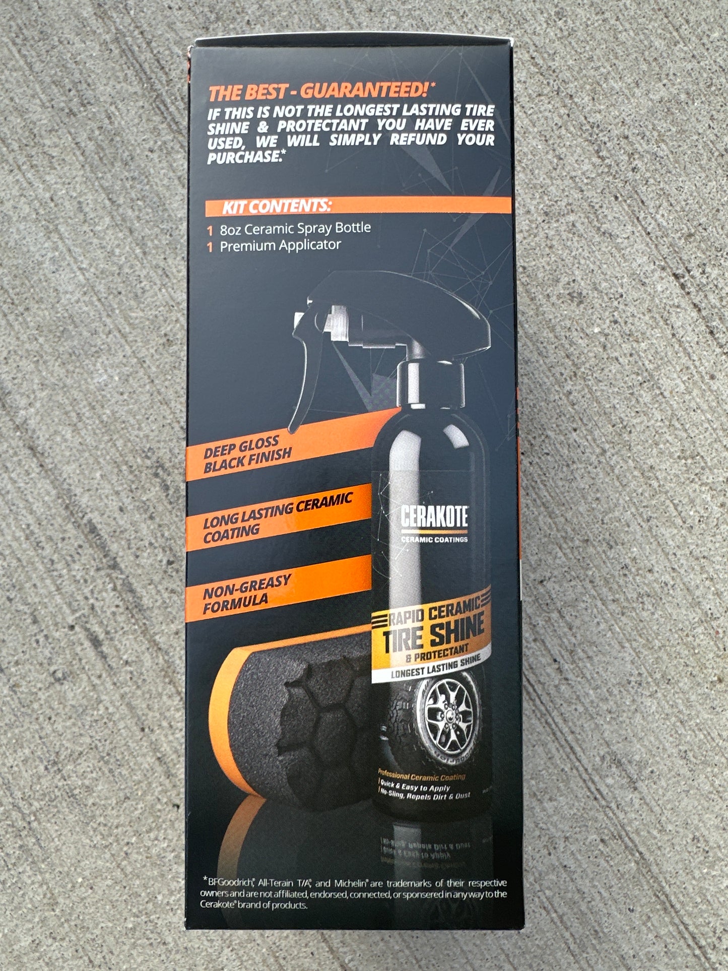 Cerakote Rapid Ceramic Tire Shine Protectant