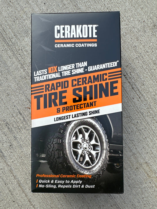 Cerakote Rapid Ceramic Tire Shine Protectant