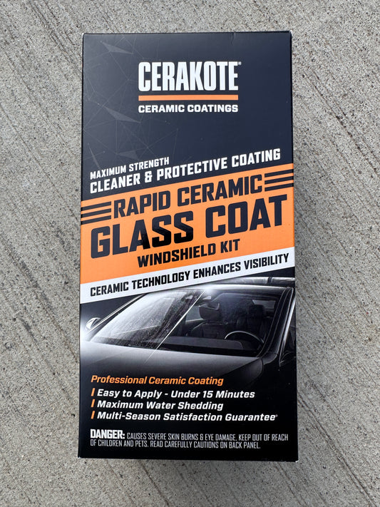 Cerakote Rapid Ceramic Glass Coating
