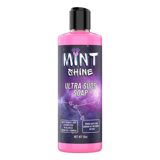 Mint Shine Ultra Suds Soap Colored Foam